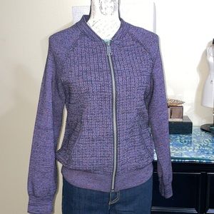 Free People Knit Baseball Jacket